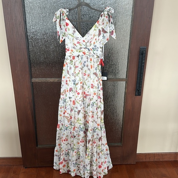 Mac Duggal Floral Maxi Dress size 2 NWT - Picture 8 of 14
